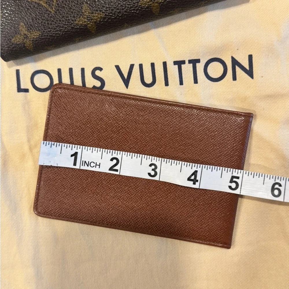 2 piece Louis Vuitton Monogram Trifold Wallet and Insert - Picture 5 of 13